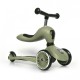 Trotineta copii cu sezut - transformabila 2in1 - HighwayKick 1 Olive, 1-5 ani, pana la 50 kg - Scoot & Ride