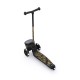 Trotineta copii pliabila cu roti luminoase - suport jucarie - Highwaykick 2 Black Gold Limited - 2 ani +, pana la 50 kg - Scoot & Ride