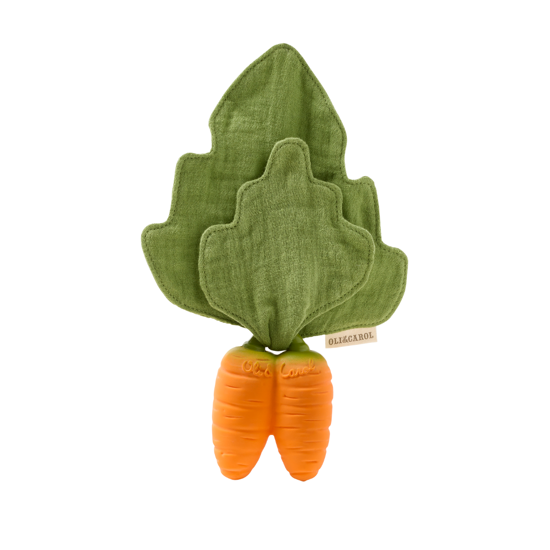 Jucarie de dentitie - Mini Doudou - Cathy the Carrot - Oli&Carol