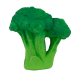 Jucarie de dentitie din cauciuc natural - Brucy the Broccoli - Oli&Carol