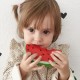 Jucarie de dentitie din cauciuc natural - Wally the Watermelon - Oli&Carol