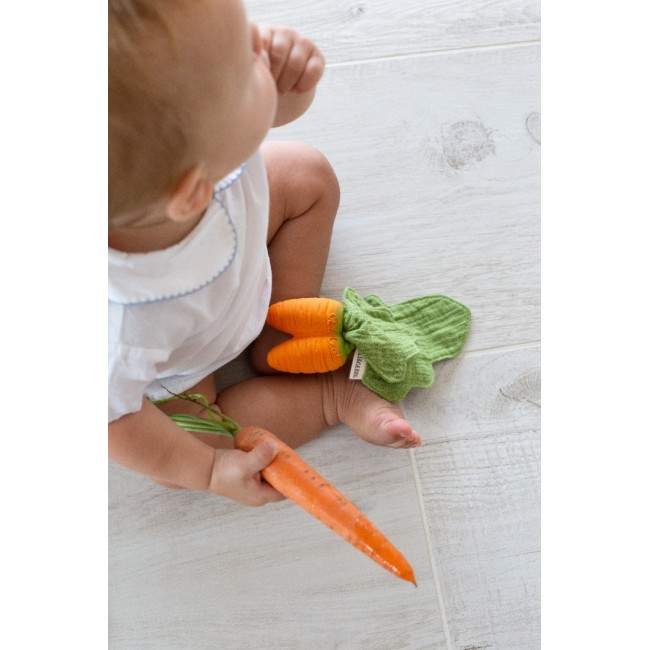 Jucarie de dentitie - Mini Doudou - Cathy the Carrot - Oli&Carol