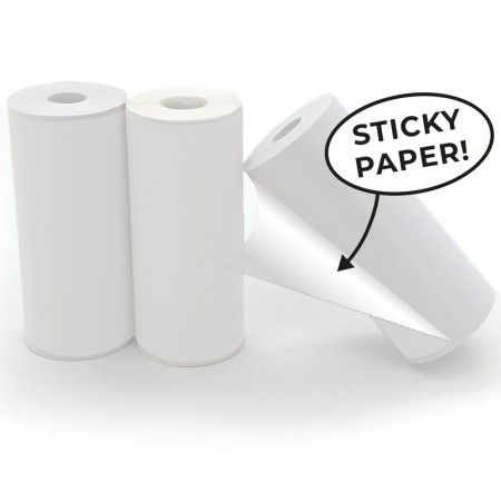 Set refill - Hartie termica autoadeziva pentru imprimare poze - 3 role Artist - Hoppstar