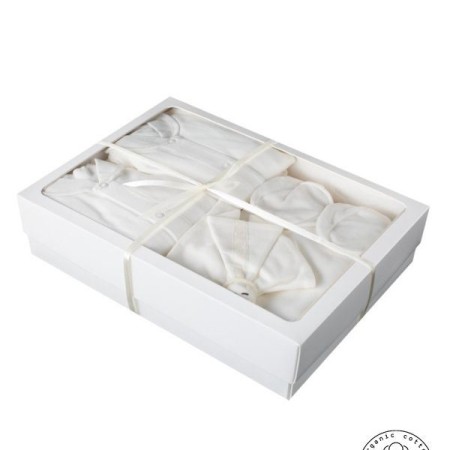 Set pentru nou-nascut din bumbac organic - 10 piese - Mommykeep