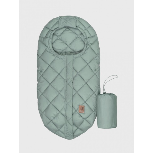 Sac de dormit pentru copii - Footmuff Light Compact Gray Mist - Leokid