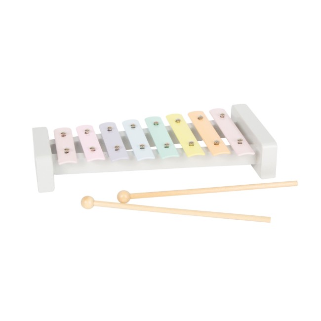 Set de instrumente muzicale din lemn - Pastel - Small Foot Set de instrumente muzicale din lemn - Pastel - Small Foot