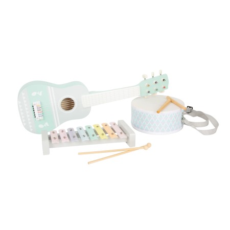 Set de instrumente muzicale din lemn - Pastel - Small Foot