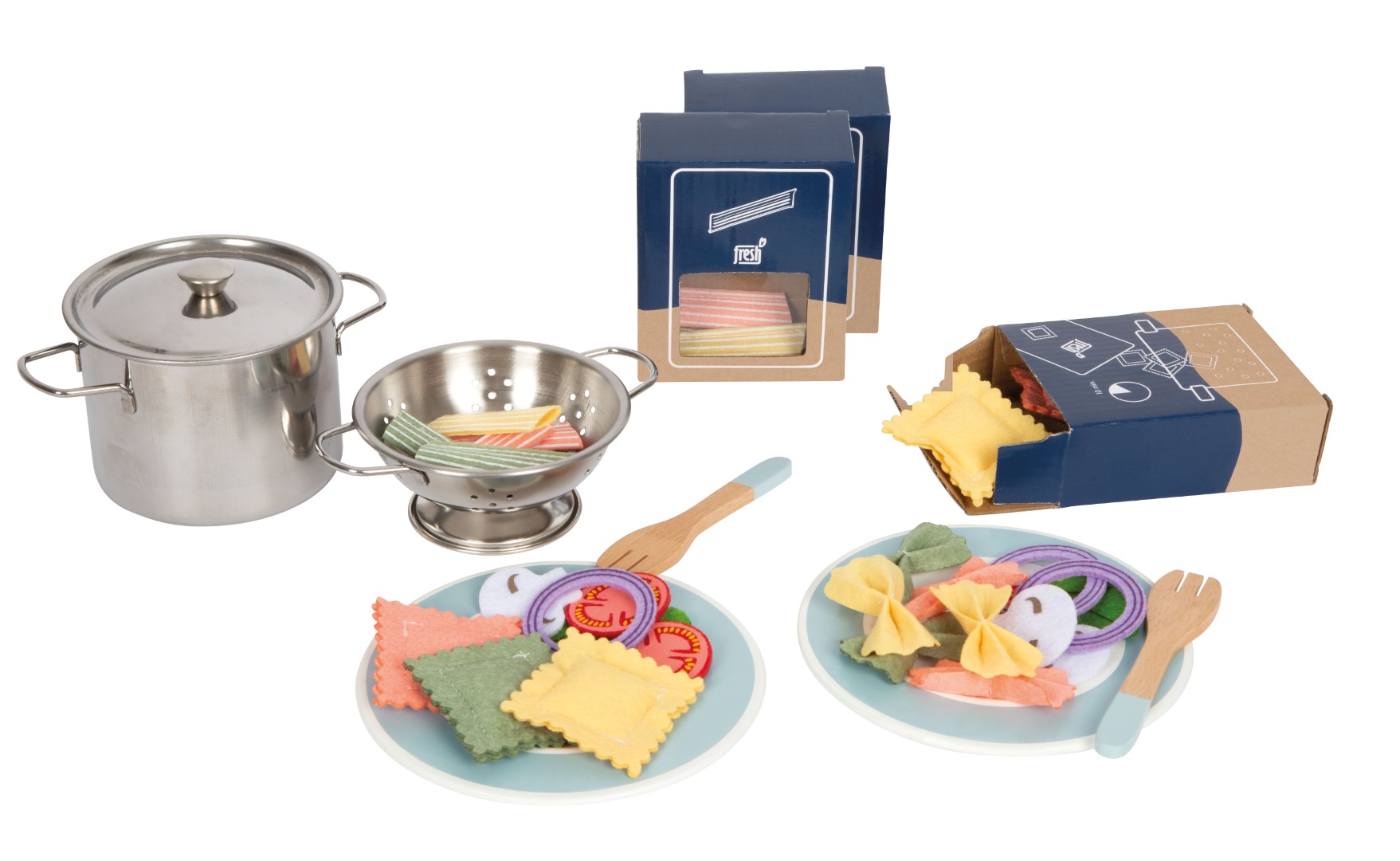 Jucarie din lemn - Set pentru preparat pasta - Small Foot