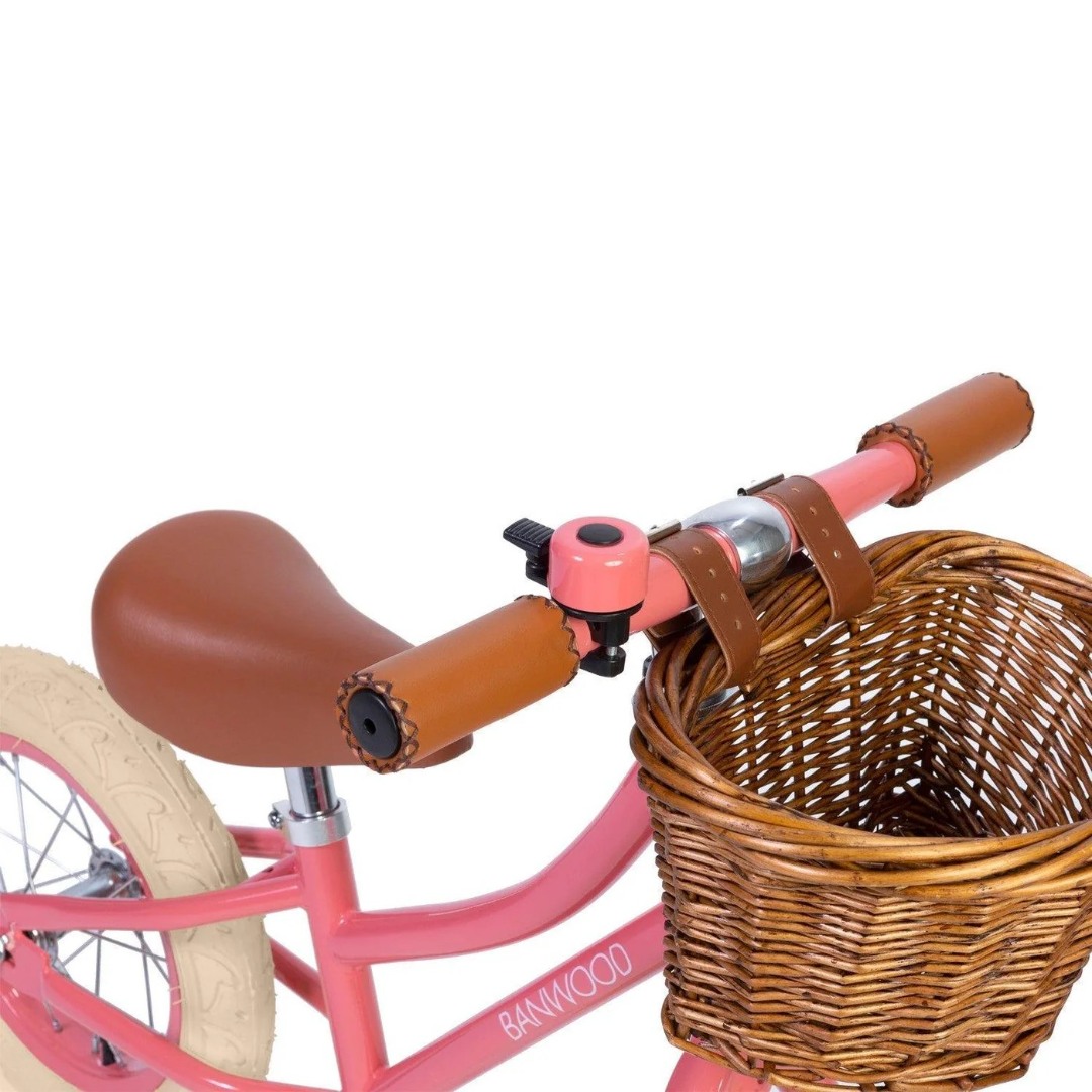 Bicicleta de echilibru 12" - First Go Vintage - Coral - Banwood