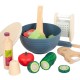 Jucarie din lemn - Set pentru preparat salata fresh - Small Foot