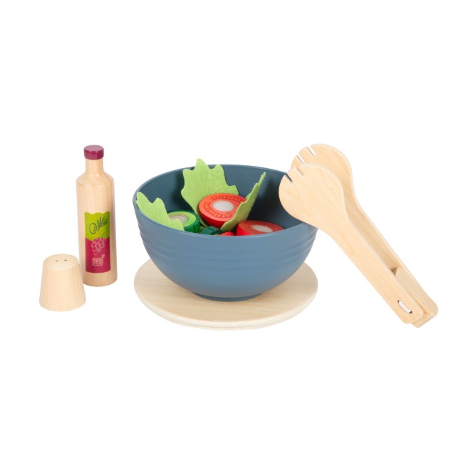 Jucarie din lemn - Set pentru preparat salata fresh - Small Foot Jucarie din lemn - Set pentru preparat salata fresh - Small Foot
