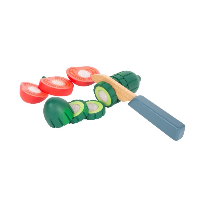 Jucarie din lemn - Set pentru preparat salata fresh - Small Foot Jucarie din lemn - Set pentru preparat salata fresh - Small Foot