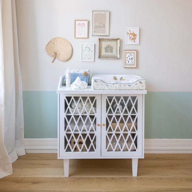 Saltea de infasat cu husa detasabila 63 x 49 cm - Sea Garden - Cam Cam Copenhagen