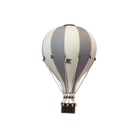 Balon decorativ cu aer cald - Creamy/Dark Grey- Superballoon