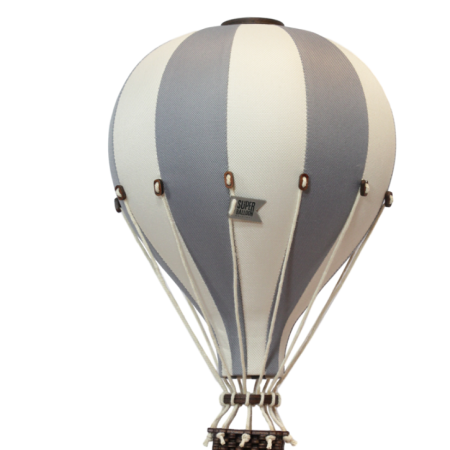 Balon decorativ cu aer cald - Creamy/Dark Grey- Superballoon