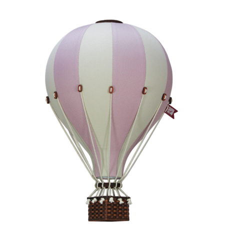 Balon decorativ cu aer cald -  Creamy/Lilak - Superballoon