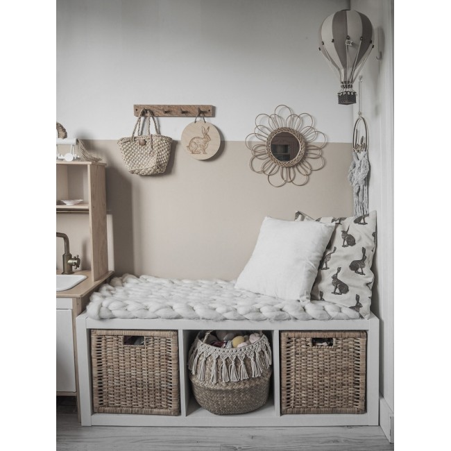 Balon decorativ cu aer cald - Creamy/Dark Grey- Superballoon