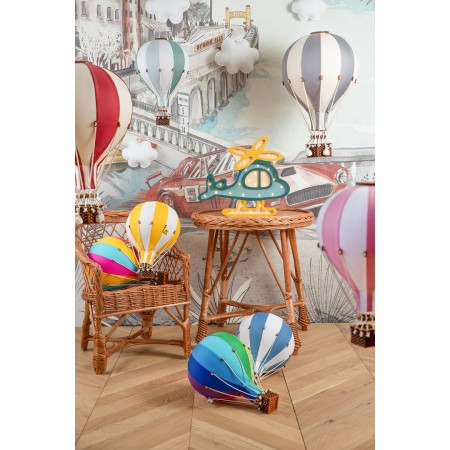 Balon decorativ cu aer cald -  Creamy/Lilak - Superballoon
