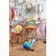 Balon decorativ cu aer cald -  Creamy/Lilak - Superballoon