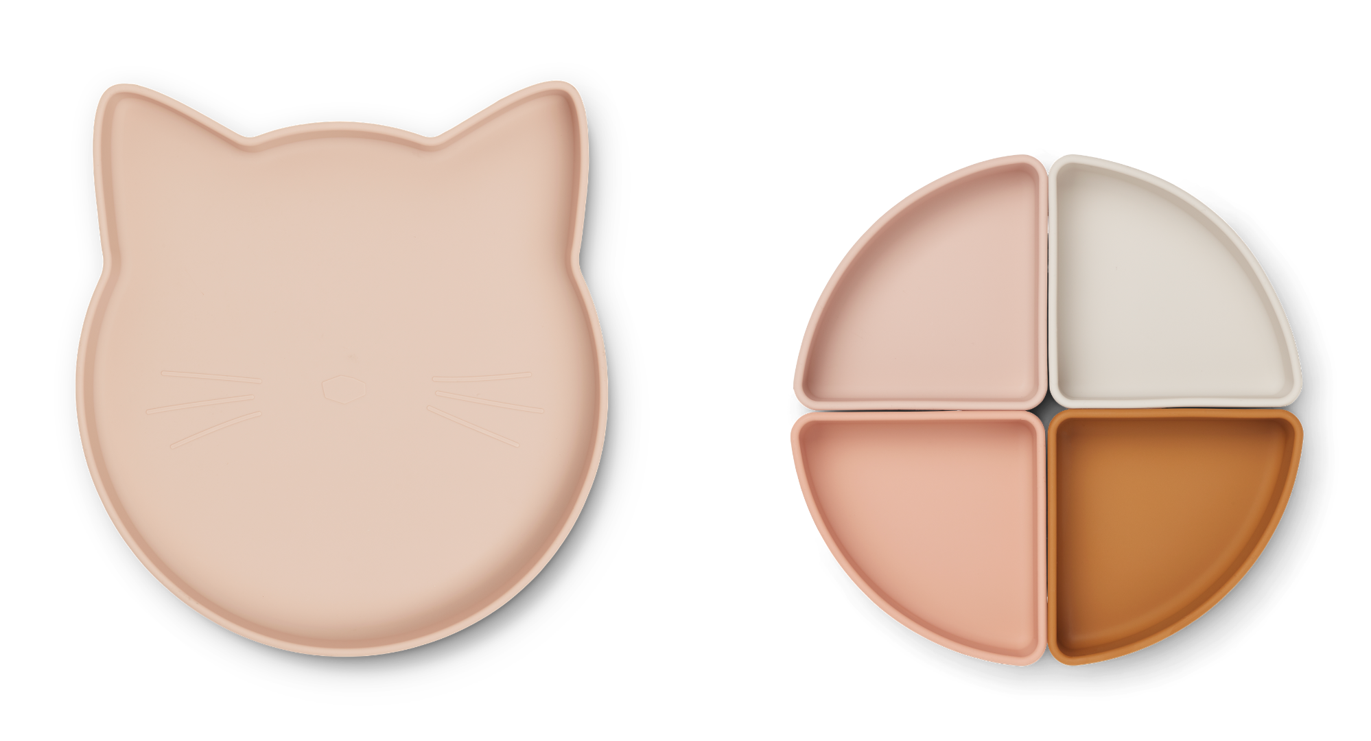 Farfurie compartimentata din silicon - Cat Rose Multi Mix - Liewood