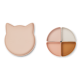 Farfurie compartimentata din silicon - Cat Rose Multi Mix - Liewood