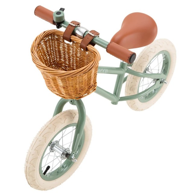 Bicicleta de echilibru 12" - First Go Vintage - Forest - Banwood