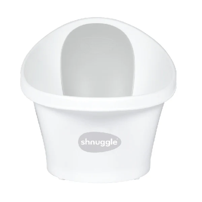 Cadita pentru bebelusi - White/Grey - Shnuggle