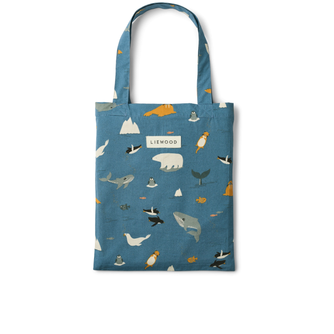 Lenjerie de pat pentru bebelusi din bumbac organic - 70 x 100 cm - Carmen Arctic Sea/Ocean View - Liewood Lenjerie de pat pentru bebelusi din bumbac organic - 70 x 100 cm - Carmen Arctic Sea/Ocean View - Liewood