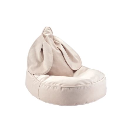 Fotoliu Beanbag Bunny pentru copii - Dusty Beige - Wigiwama