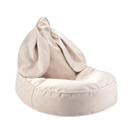 Fotoliu Beanbag Bunny pentru copii - Dusty Beige - Wigiwama