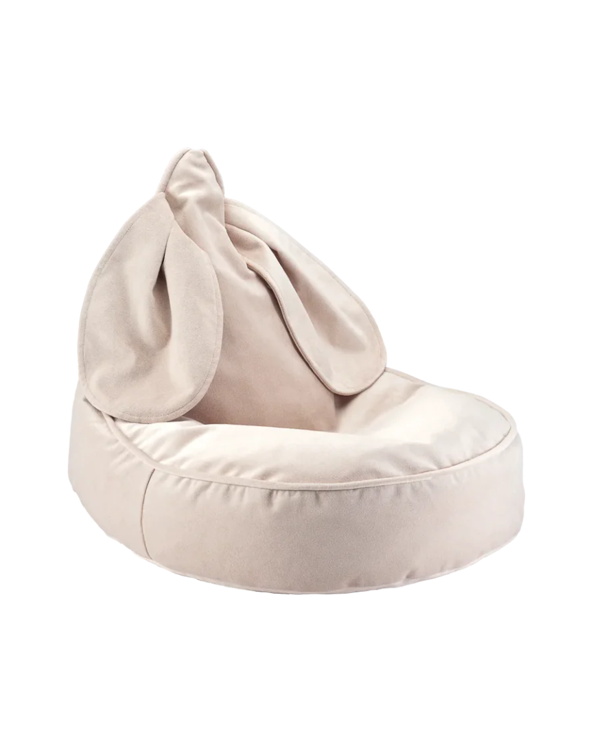 Fotoliu Beanbag Bunny pentru copii - Dusty Beige - Wigiwama