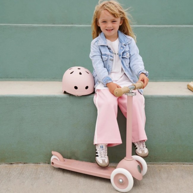 Trotineta Eco pentru copii - Faded Pink - Banwood