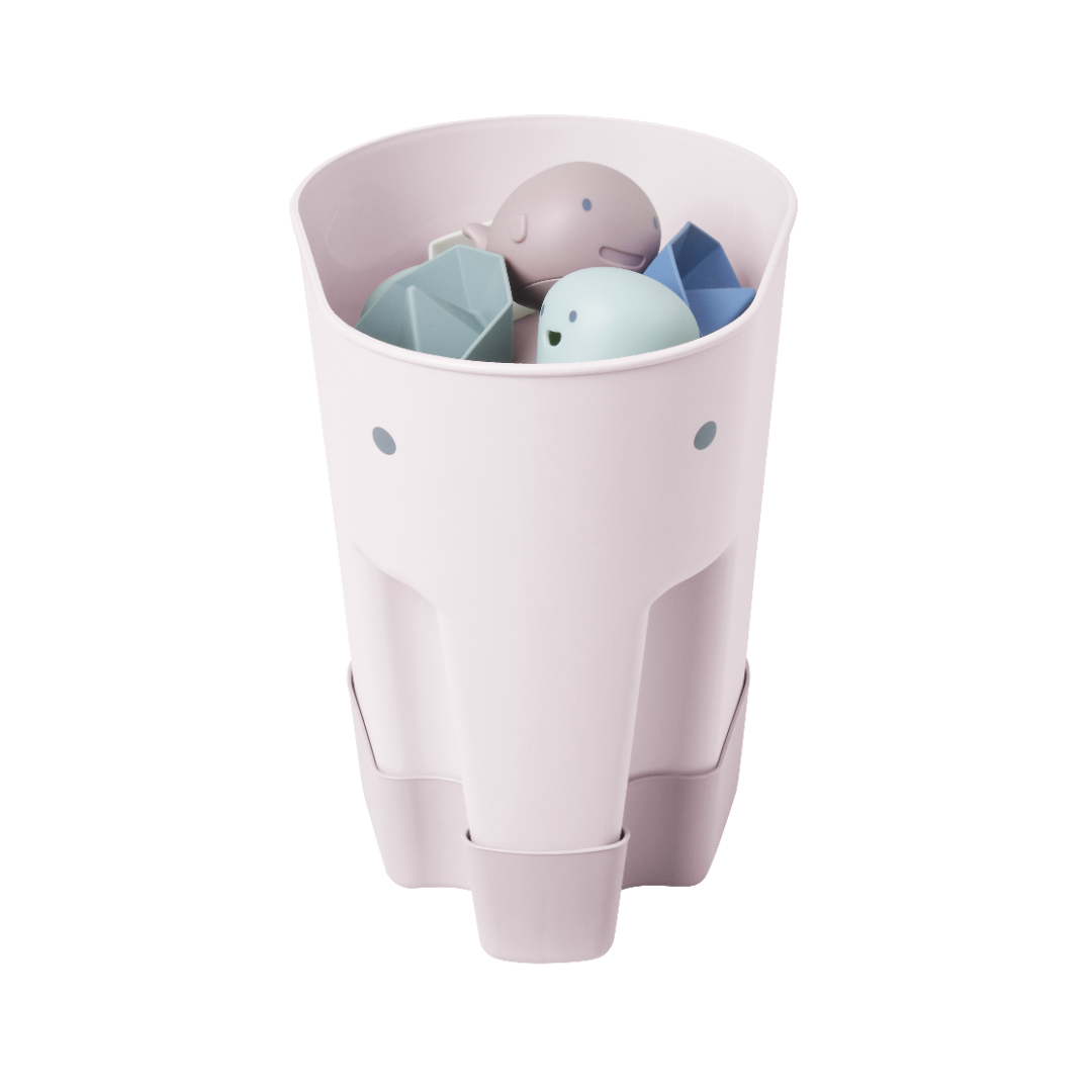 Cos de depozitare pentru jucariile de baie Ellie - Blush - Shnuggle