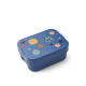 Caserola compartimentata din tritan cu capac din silicon si tacam inclus - Kamil Classic Navy - Liewood