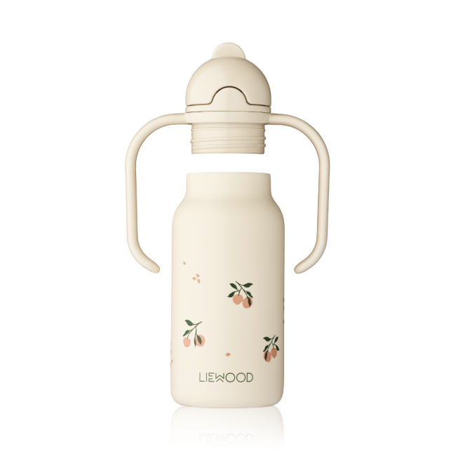 Sticla pentru apa cu pai - Kimmie Peach/Sea Shell - Liewood Sticla pentru apa cu pai - Kimmie Peach/Sea Shell - Liewood