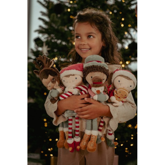 Papusa textila - Editie speciala de Craciun - Jack - Little Dutch