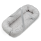 Baby Nest/Babylift din bumbac organic - Dot Dumbo Grey - Liewood
