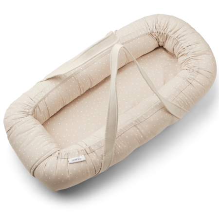 Baby Nest/Babylift din bumbac organic - Confetti Sandy- Liewood