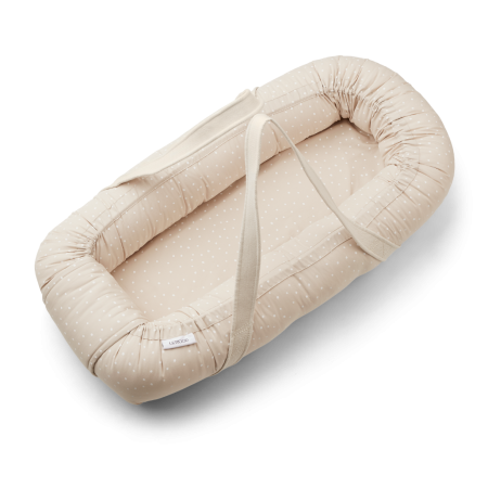 Baby Nest/Babylift din bumbac organic - Confetti Sandy- Liewood