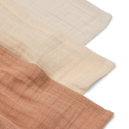 Set museline din bumbac organic - Tuscany Rose Mix - Liewood