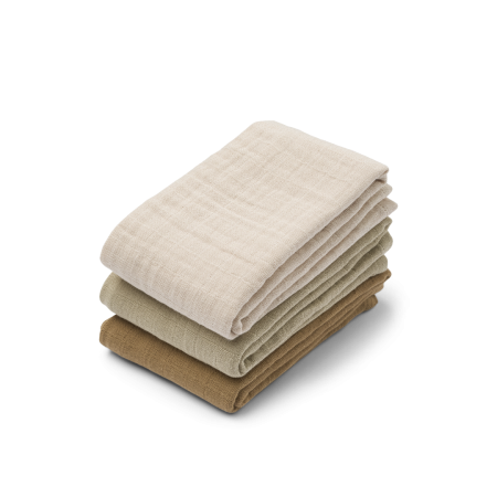 Set museline din bumbac organic - Sandy Mix - Liewood