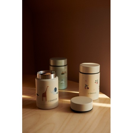 Termos pentru mancare din otel inoxidabil 250 ml -  Nadja Peach/Sea Shell Mix - Liewood