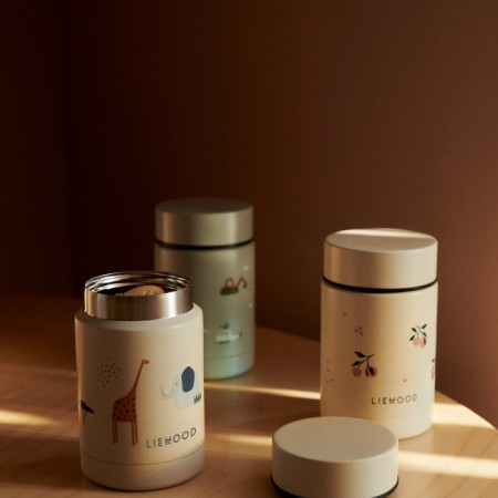 Termos pentru mancare din otel inoxidabil 250 ml -  Nadja Peach/Sea Shell Mix - Liewood