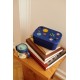 Caserola compartimentata din tritan cu capac din silicon si tacam inclus - Kamil Classic Navy - Liewood