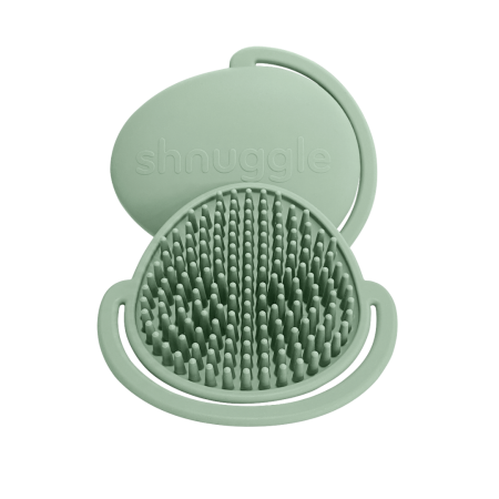 Perie moale pentru bebelusi - Eucalipt - Shnuggle