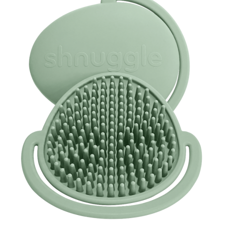 Perie moale pentru bebelusi - Eucalipt - Shnuggle