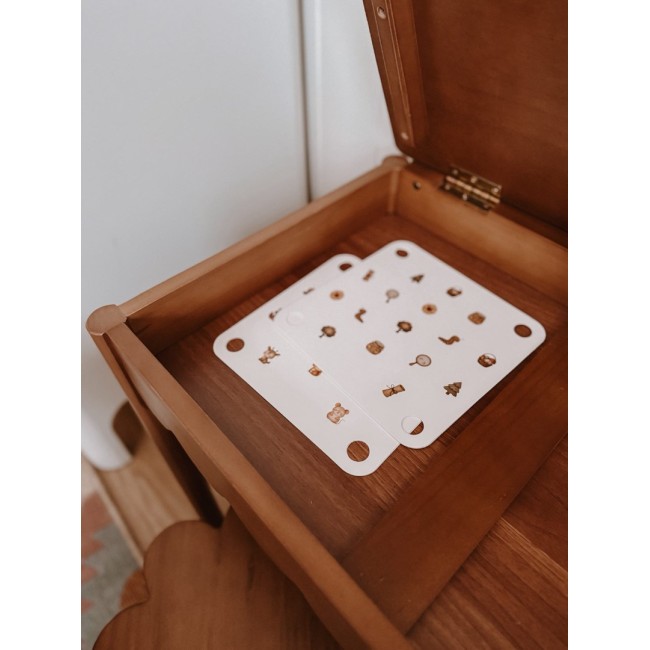 Joc de memorie din lemn - Pop & Peek - Mrs Ertha