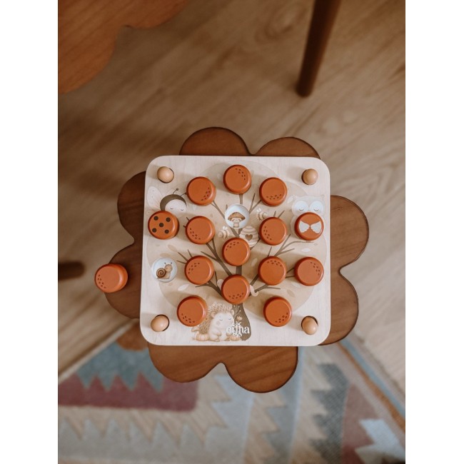 Joc de memorie din lemn - Pop & Peek - Mrs Ertha