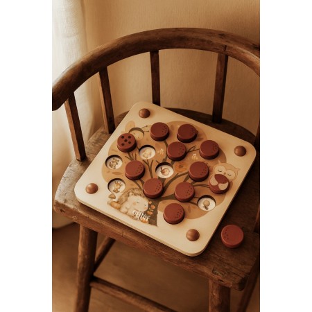 Joc de memorie din lemn - Pop & Peek - Mrs Ertha