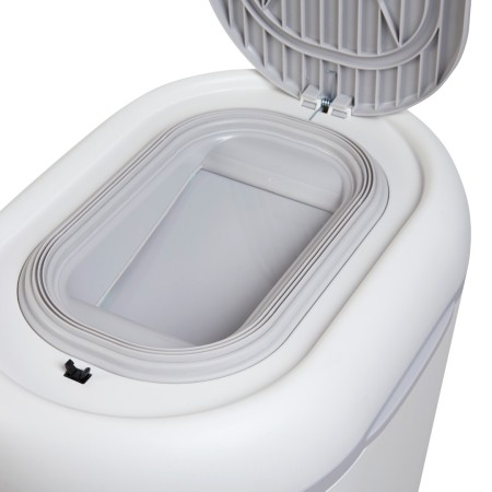 Cos pentru scutece - Eco Touch - White/Grey - Shnuggle